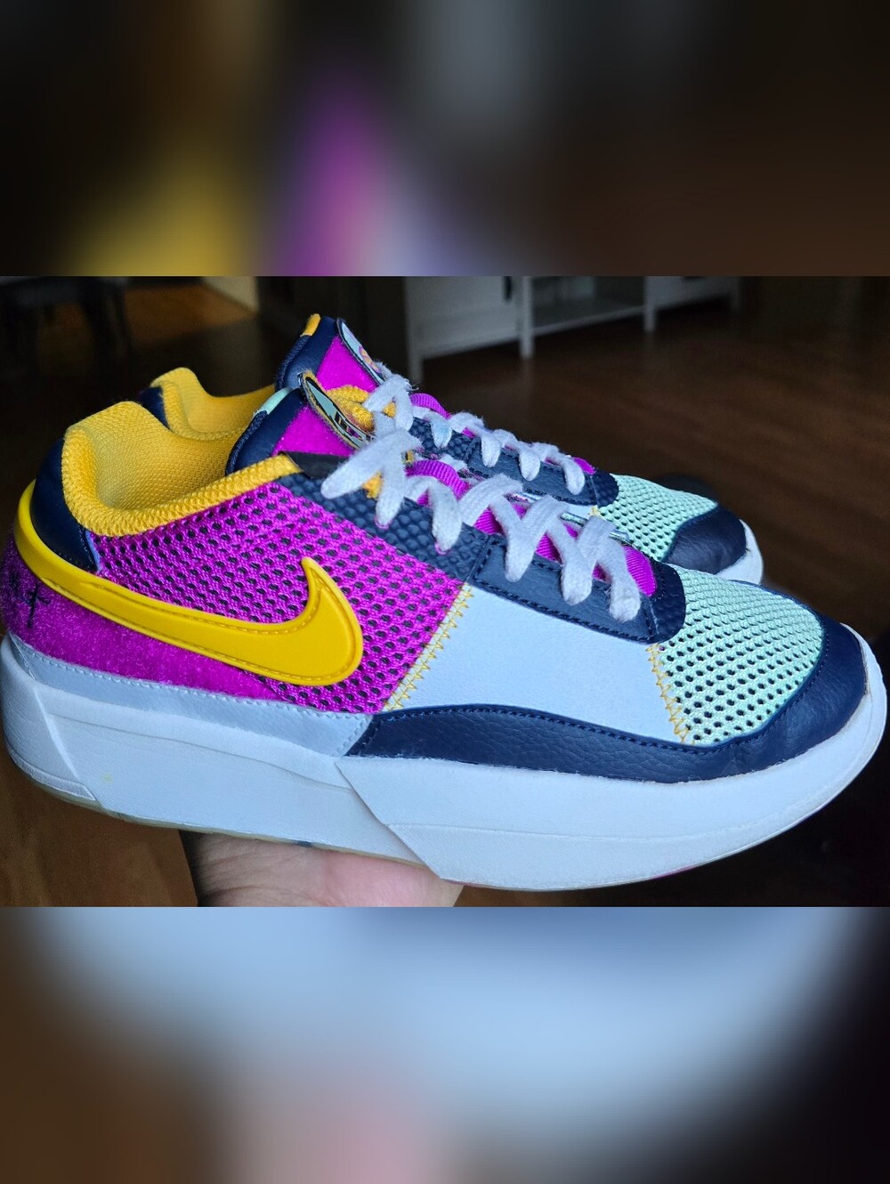 Sz 5Y Big Kids NIKE JA 1 'Welcome To Camp' - Picture 3 of 8